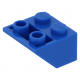 LEGO tetőelem fordított 45°-os 2×2, kék (3660)